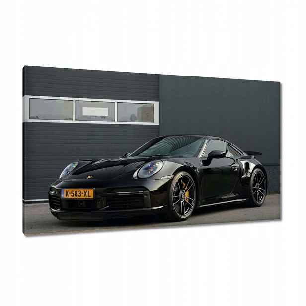 Obrazy 120x70 Černé Porsche Auto