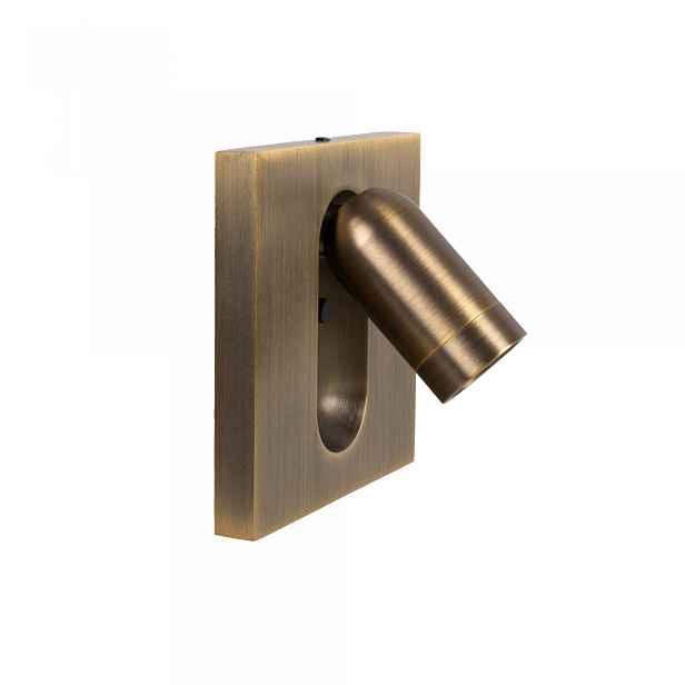 Led pohyblivé nástěnné svítidlo 3 W Hnědé Bronz W0433 MaxLight