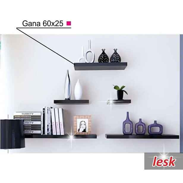 Tempo Kondela Police GANA 60 cm - černá
