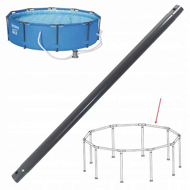 Horizontální trubka pro rám bazénu Steel Pro Max 56408 Bestway