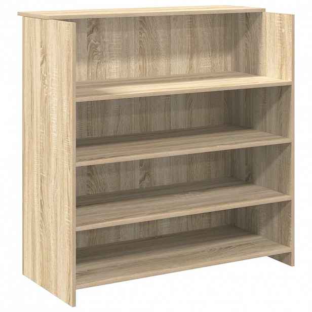 vidaXL Recepční stůl dub sonoma 100x50x103,5 cm, konstrukční dřevo