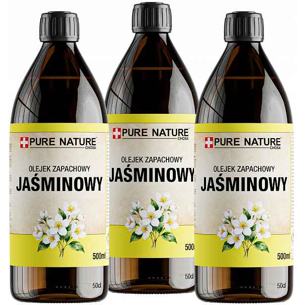 Jasmínový Olej Do Difuzérových Svíček 100% Čistý Velmi Intenzivní 3x500 ml