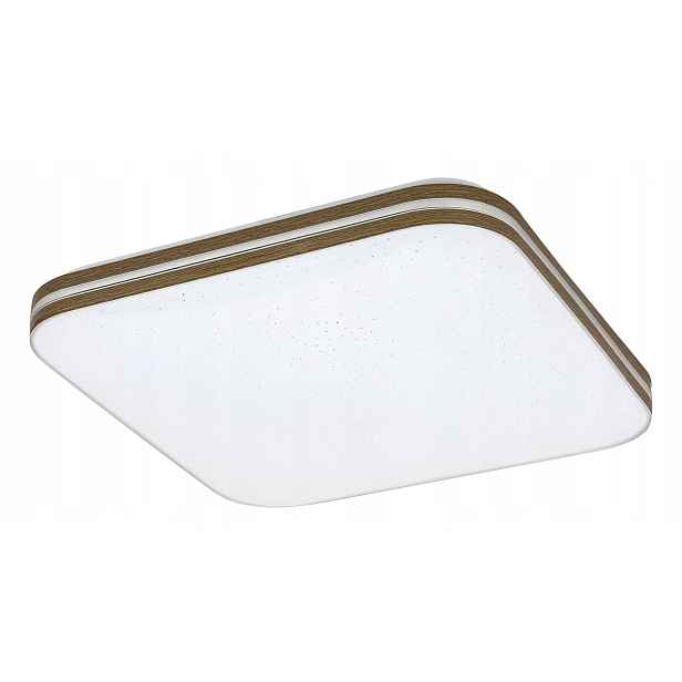 Stropní svítidlo stropní svítidlo Led čtvercová 33 cm bílá s pruhy 3000K Rabalux