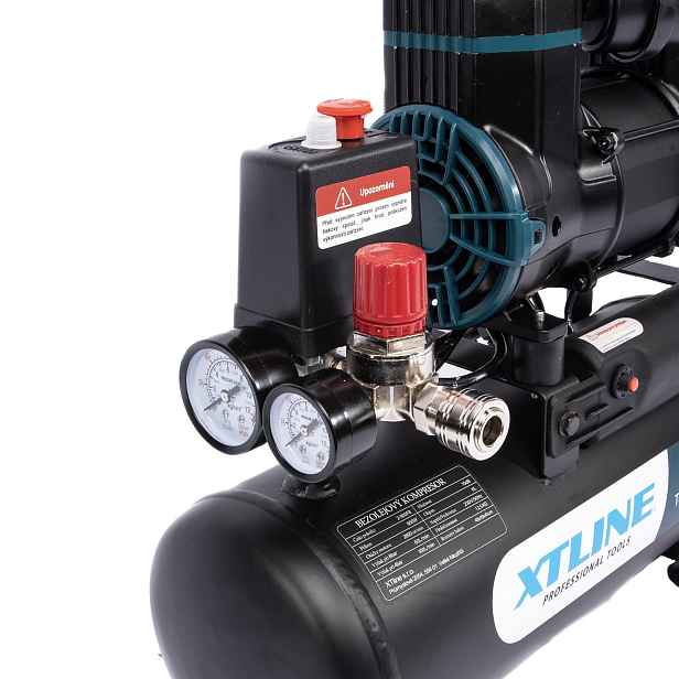 XTline XT2008 Kompresor bezolejový 900 W, 6 L