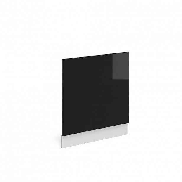 Vicco PŘEDNÍ PANEL R-Line Černý vysoký lesk 60 cm bez pracovní desky