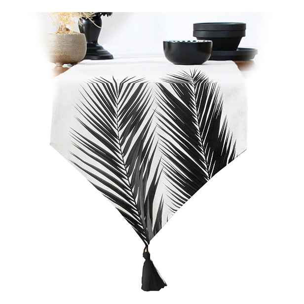 Běhoun na stůl 45x140 cm Black Tree – Minimalist Cushion Covers
