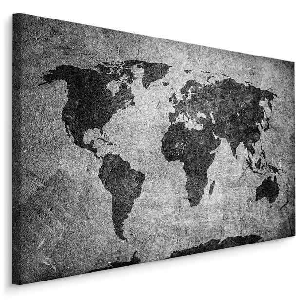 MyBestHome BOX Plátno Mapa Světa Ve Stylu Vintage Varianta: 100x70
