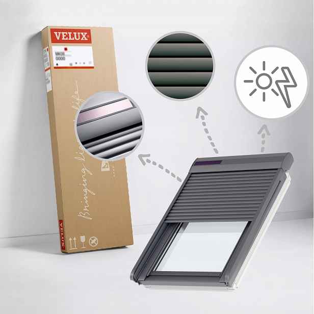 Venkovní solární Roleta Ssl pro střešní okno Velux P06 PK06 94x118