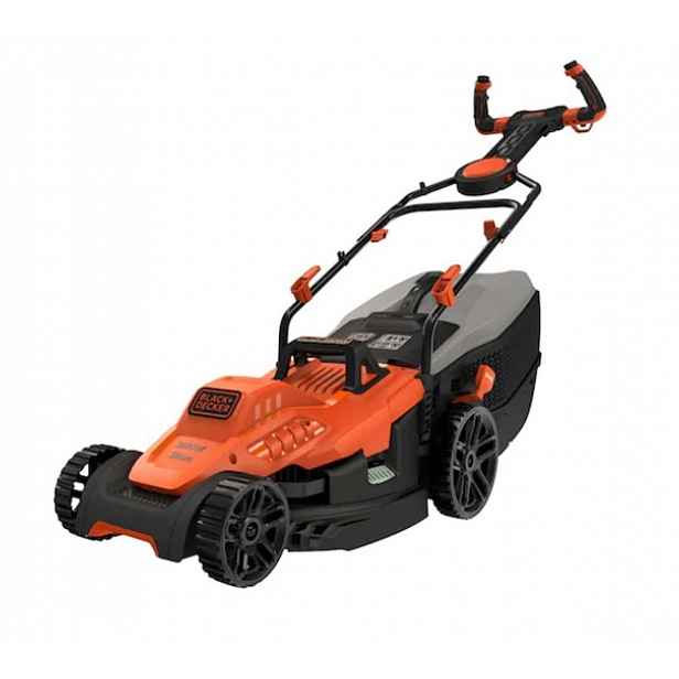 BLACK+DECKER - Elektrická sekačka na trávu 1600 W, záběr 38 cm BEMW471ES-QS
