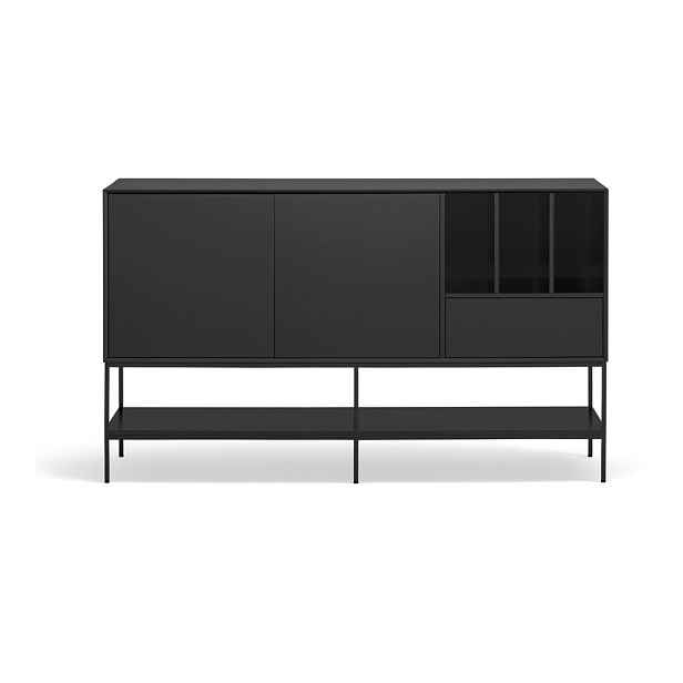 Černá komoda 166x98x45 cm Platt – Teulat