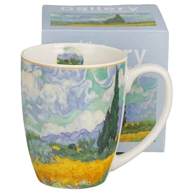 Duo Porcelánový hrnek Wheat Field Van Gogh 360 ml vícebarevný