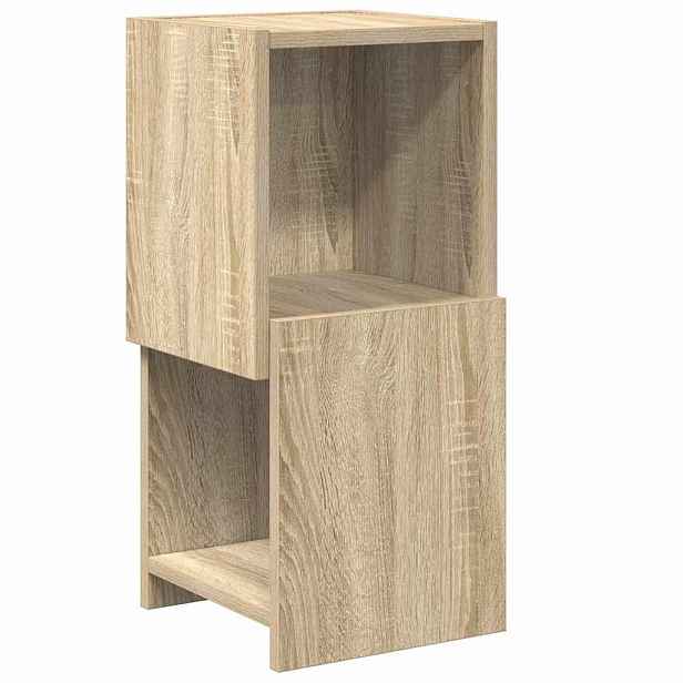 vidaXL Rohová skříňka 25,5x25x55cm Kompozitní dřevo Sonoma dub