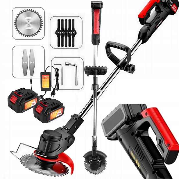 Aku Vyžínač , Sekačka Trávy , Sada 2 Baterie