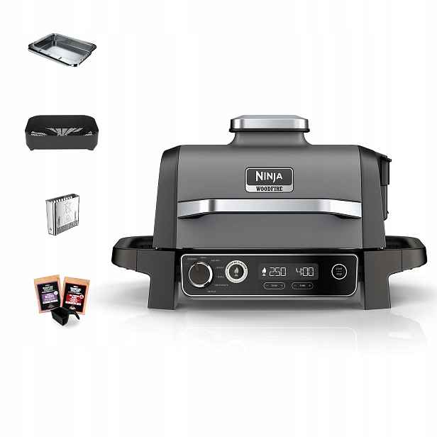 Elektrický gril udírna Ninja Woodfire OG701EU, kompaktní
