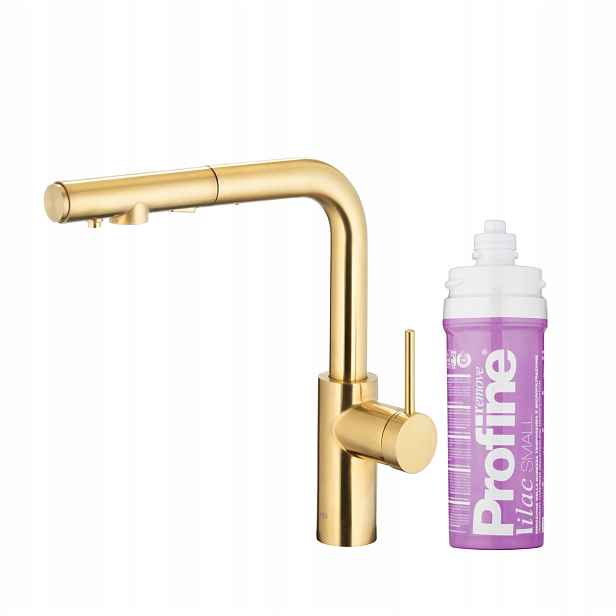 Kfa Kuchyňská Baterie Duero Pure Basic Profine Lilac S, Kartáčované Světlé Zlato