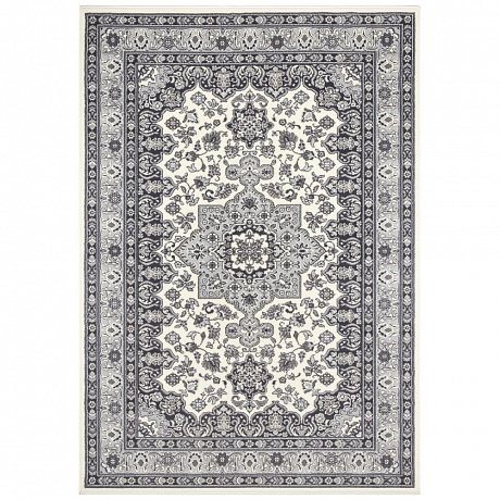 Krémově-šedý koberec Nouristan Parun Tabriz, 200 x 290 cm