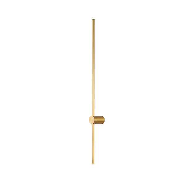 Moderní nástěnná lampa Sparo 100 cm, zlatá matná