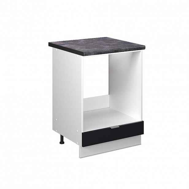 Vicco SKŘÍŇKA NA VESTAVĚNOU TROUBU Fame-Line Černý pruhovaný 60 cm , PD Antracit