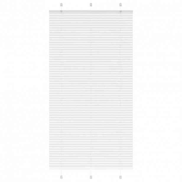 vidaXL Plisovaná roleta bílá 105x200cm Šířka látky 104,4cm Polyester