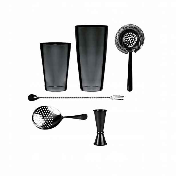 Černý barmanský set Tess Bar Professional