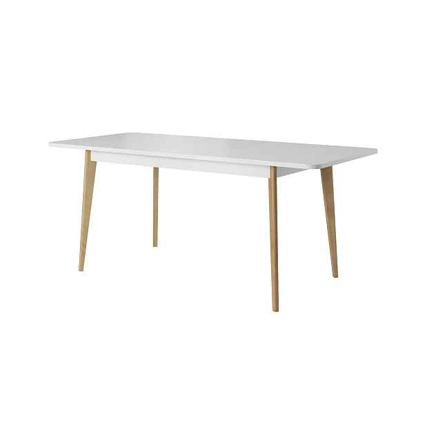 Piaski Rozkládací jídelní stůl Primo 140/180 cm dub Riviéra/bílý