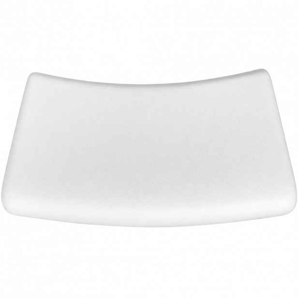 Podhlavník pro vany - obdélníkový - bílý - 30x15 cm