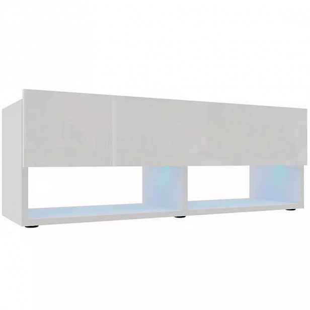 Tv stolek Izumi 105 WH bílá mat/lesk