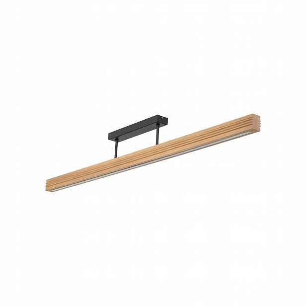 Závěsná stropní lampa dřevěná 25W 120 cm Hnědá Loft Viga Tk Lighting