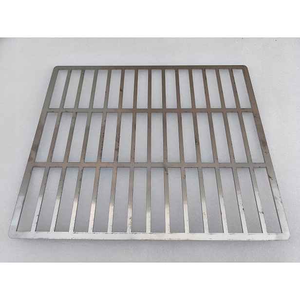 Nerezový rošt 400x480 mm Laserová ocelová mřížka 3 mm