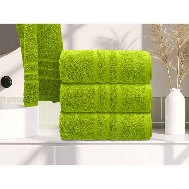 Ručník Classic 50 x 100 cm světle zelený, 100% bavlna