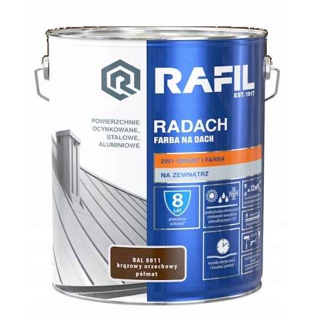 Radach 10L hnědý ořechový Ral 8011 polomatný Rafil