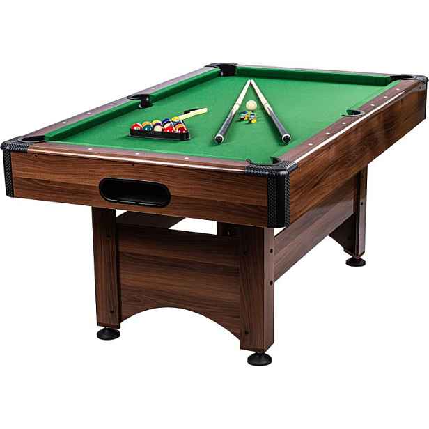 81645  GamesPlanet® Kulečníkový stůl s vybavením 6ft, tm. dřevo