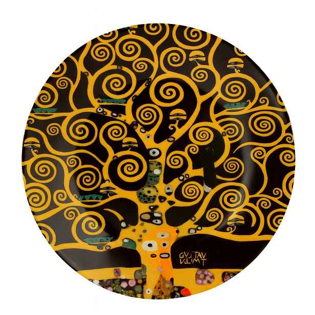 Duo Sada 2 ks dezertních talířů Tree of Life 19,2 cm zlatá