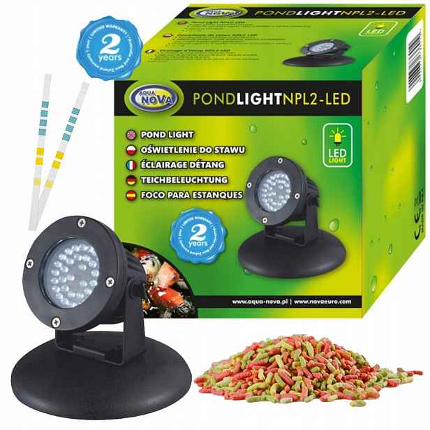 Aqua Nova NPL2-LED osvětlení s čidlem pro jezírko dárek