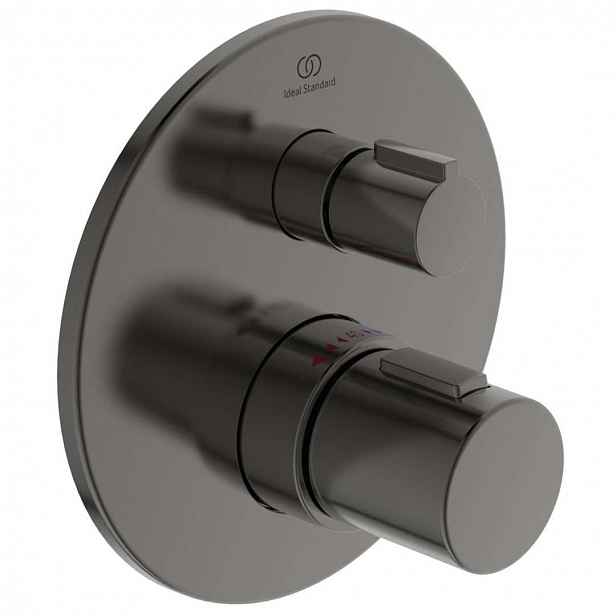 Ideal Standard CeraTherm - Termostatická sprchová baterie pod omítku, Magnetic Grey A5813A5