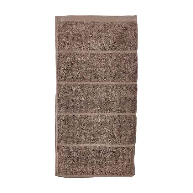 Světle hnědý froté bavlněný ručník 50x100 cm Sauna – Zone