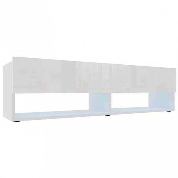 Tv stolek Izumi 140 WH bílá mat/lesk