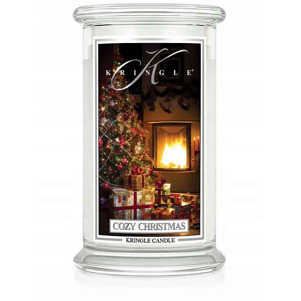 Cozy Christmas Kringle Candle – velká svíčka se dvěma knoty (624 g)