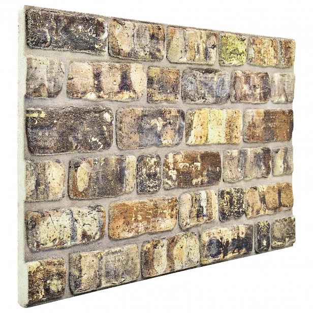 vidaXL Nástěnné panely 10 ks 100 x 50 cm Vícebarevný EPS pěna
