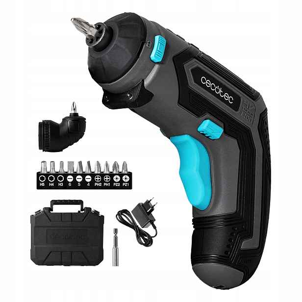 Cecotec PowerGyro 3500 Akumulátorový šroubovák 4V s úhlovým nástavcem 90°