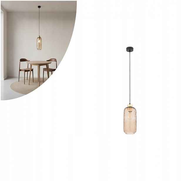 Černá závěsná lampa Pescara nad jídelní stůl Tk Lighting