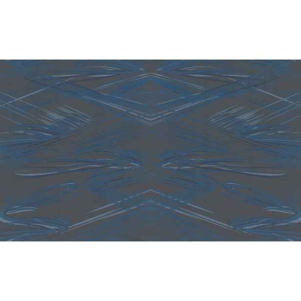 Šedo-modrá Tapeta Geometrický Vzor Vinyl 10,05 m x 106,00 cm