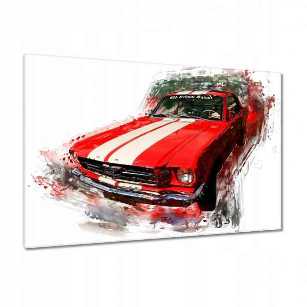 Obrazy 120x80 Červený Ford Mustang