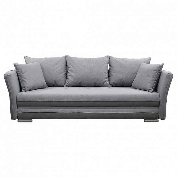 MID.YOU ROZKLÁDACÍ POHOVKA, textil, šedá