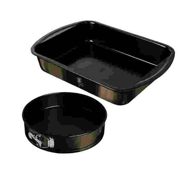 BERLINGERHAUS Forma na pečení sada titanovým nepřilnavým povrchem 2 ks Shiny Black Edition LP-KL-119P