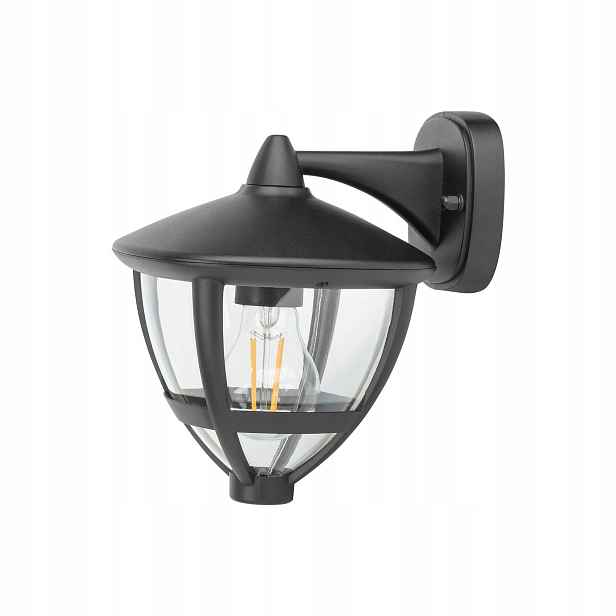Černá moderní venkovní lampa Nowodvorski