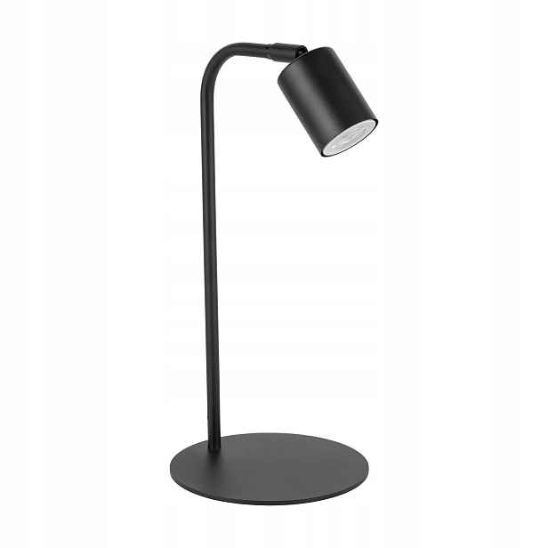 Noční Lampa Logan Černá 1xGU10 40 cm Stolní lampa do ložnice do domu