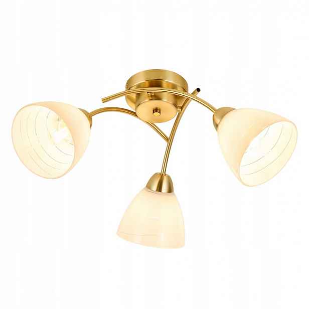 Stropní Svítidlo Stropní Svítidlo Milagro Clara Gold ML2760 3xE27 Zlaté Sklo 58 cm