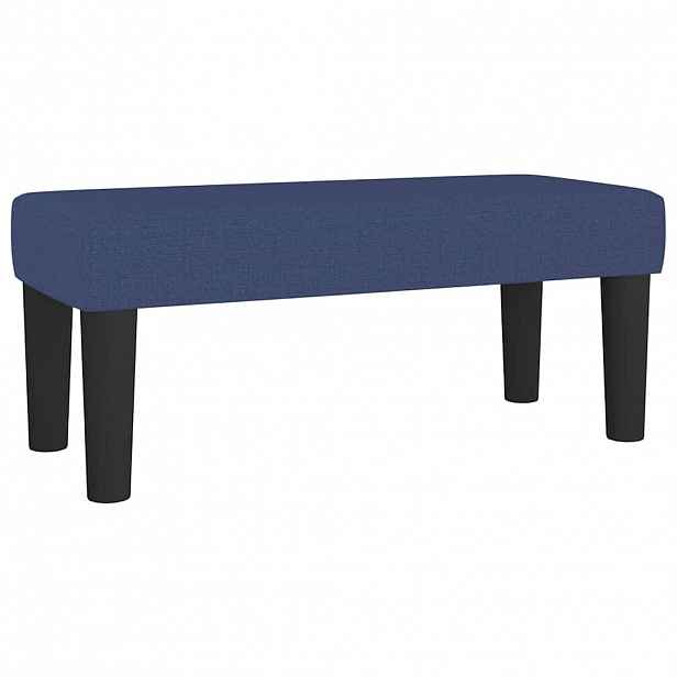 vidaXL Lavice modrá 70 x 30 x 30 cm textil