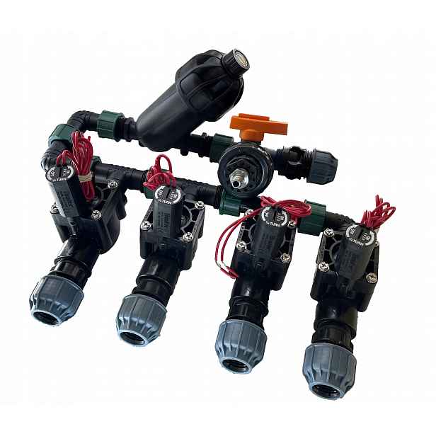 Kolektor Hunter 4 elektroventily Studna 32 mm